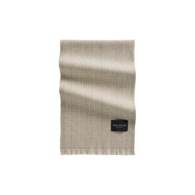 Schal MARC O'POLO "aus weicher Schurwolle", Herren, light grau, Obermaterial: 100% Schurwolle, kariert, Modetücher Schal