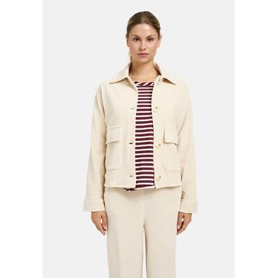 Kurzjacke SMITH & SOUL, Damen, Gr. M, beige, Cord, Material: 80% Baumwolle, 20% Polyester, unifarben, regular fit kurz, eingesetzt gerader Abschluss, Jacken Kurzjacke