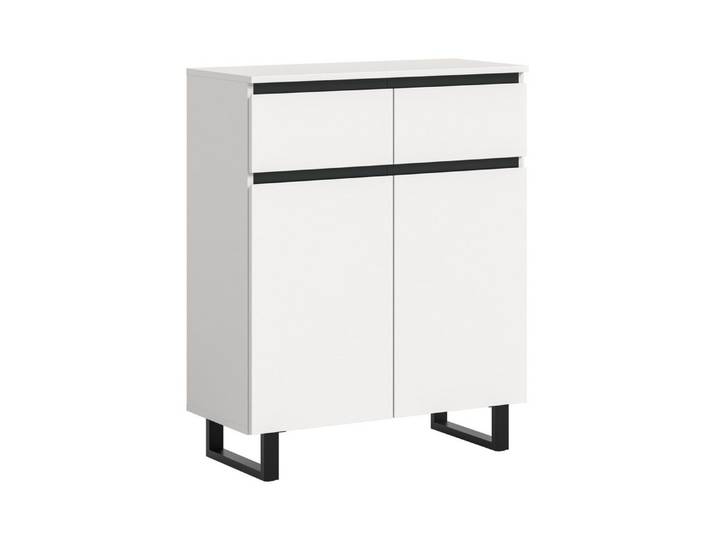 freiraum Kommode Tomasa, in Weiß - 80x99x36cm (BxHxT)