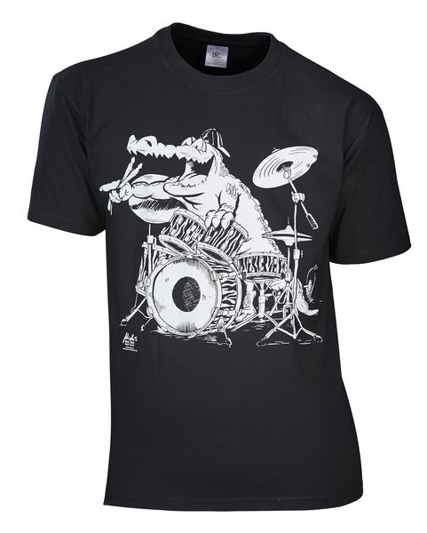 Rock You T-Shirt Kroko-Power XL nero