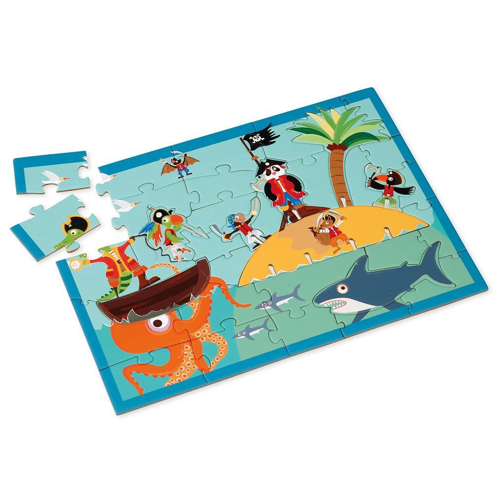 SCRATCH Play Puzzel 3D Piraat