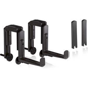 Lechuza Lechuza Blumenkastenhalterung WALL, schwarz, 2 Stück, für  BALCONERA