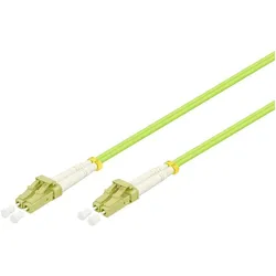 Danicom Glasfaserkabel LC-LC OM5 Duplex Patchkabel – 15 Meter (15 m), Netzwerkkabel
