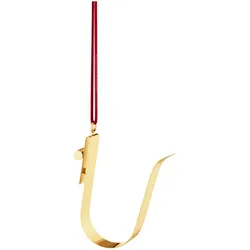 Georg Jensen, Christbaumschmuck, Weihnachtsbuchstaben Anhänger U Karat