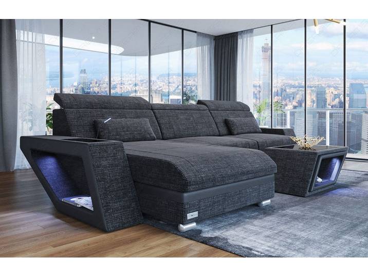 Ecksofa Catania L-Form aus Stoff