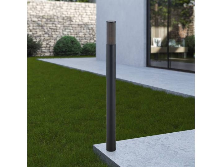 EGLO Wegeleuchte Salle, schwarz, Aluminium, Modern, Außenleuchte
