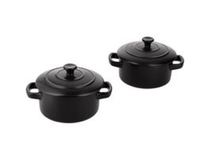 SILVERCREST® Mini-cocottes, 2 pièces (Noir)