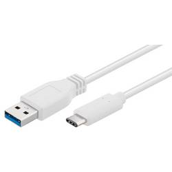 MicroConnect USB-Ladekabel 1 m Weiß USB3.1CA1W