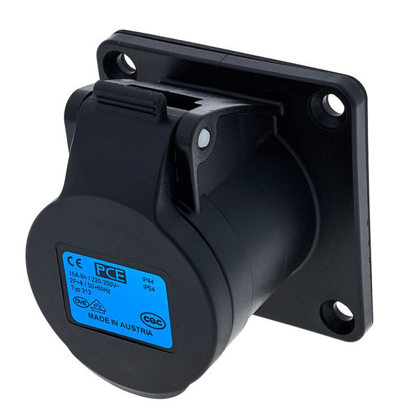 PCE 313-6x Mount 16A 3pol 230V F Black