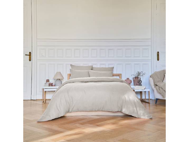 HABITAT - Housse de couette en lin - 260 x 240 cm - Naturel - Brunelle