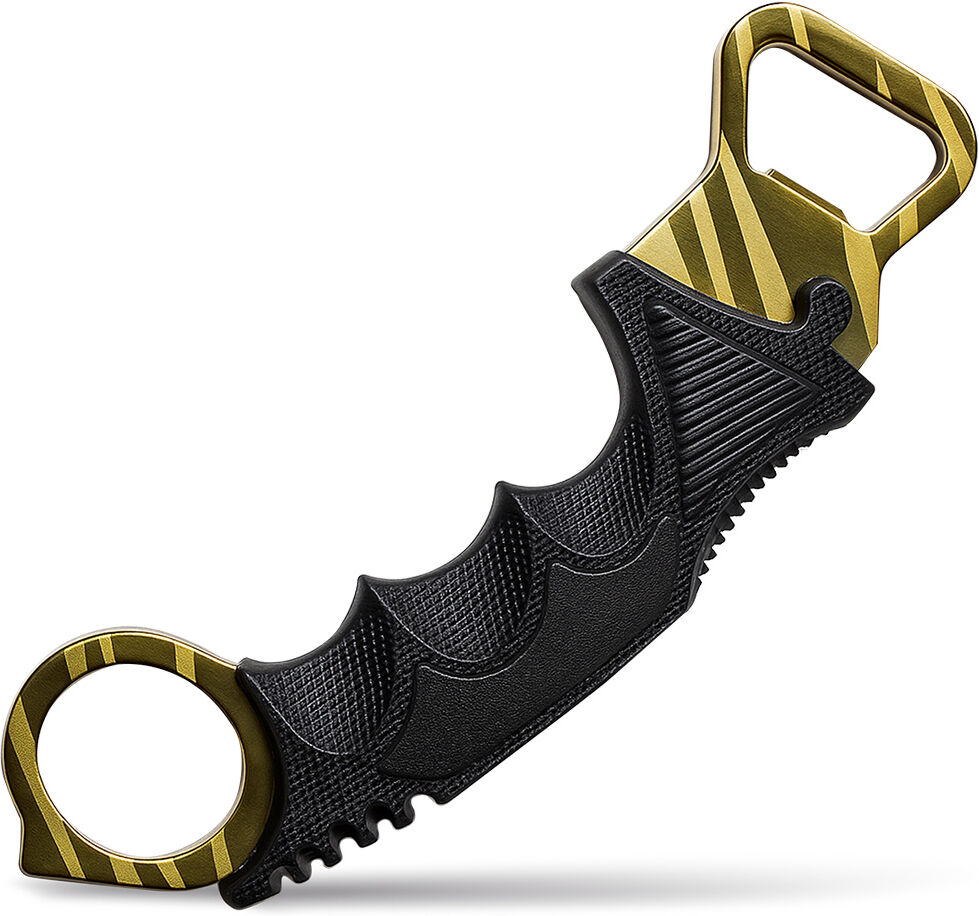 X-Gamer X-Zero Karambit Bottle Opener - Tiger Tooth