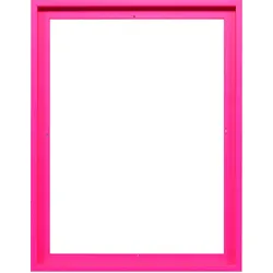 effect Schattenfugenrahmen Profil 96 Holz Neon-Pink / 50 x 65