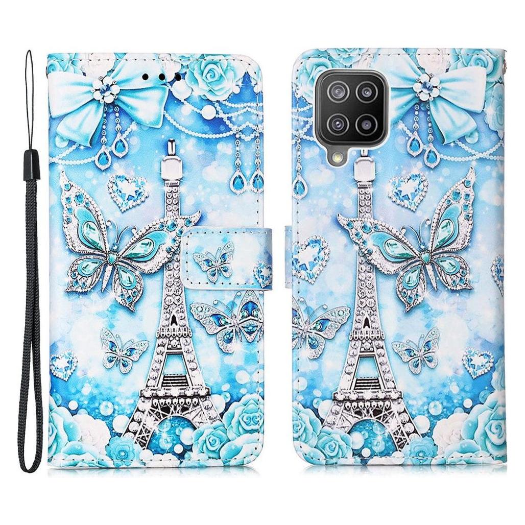 Cover-Discount Galaxy A22 4G - Leder Hülle Eiffelturm (Samsung Galaxy A22) (101236643A)