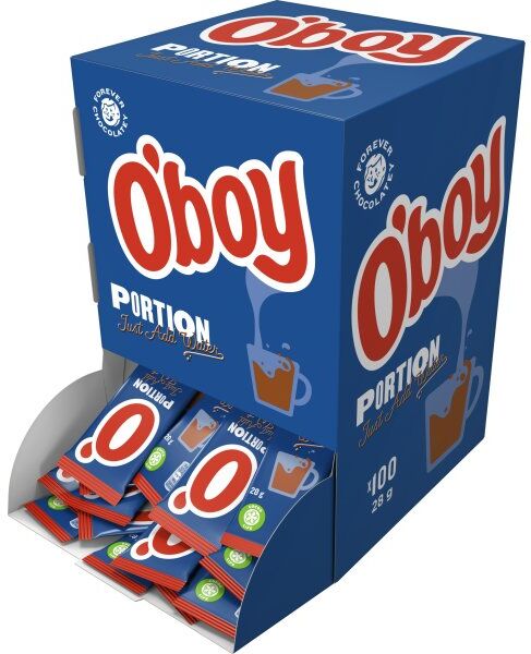 O´boy O'Boy Kakaodrik Portionspakker 100 Stk. Á 28 G