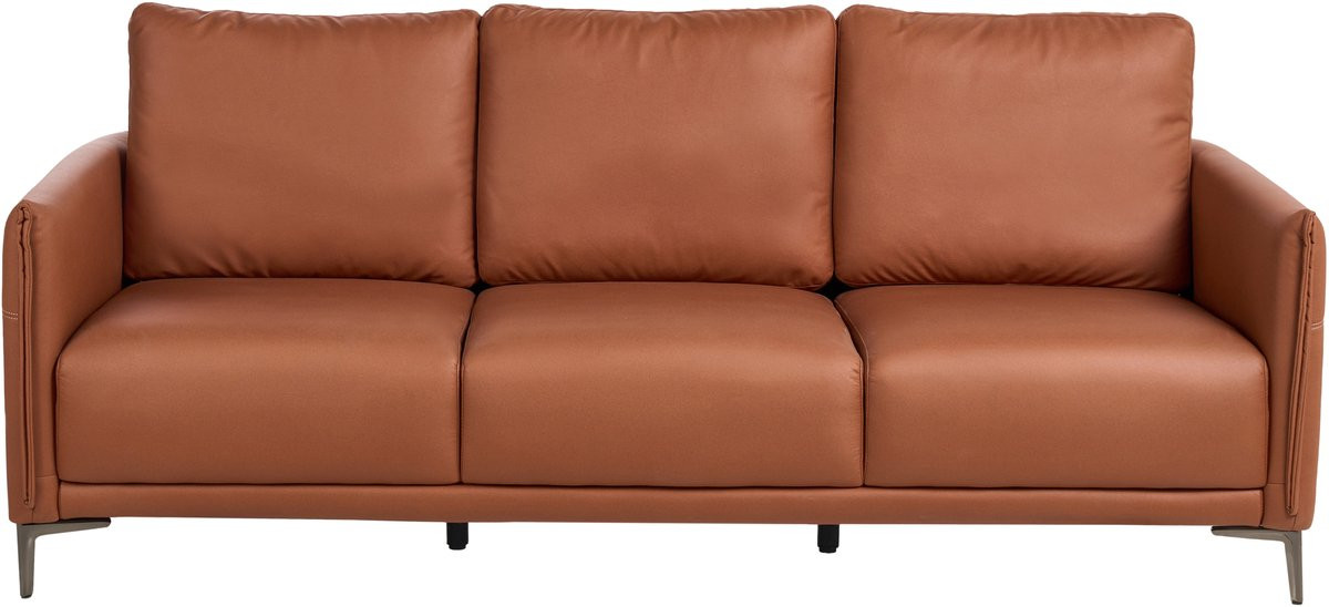 Beliani Mid-Century Driezitsbank - Goudbruin