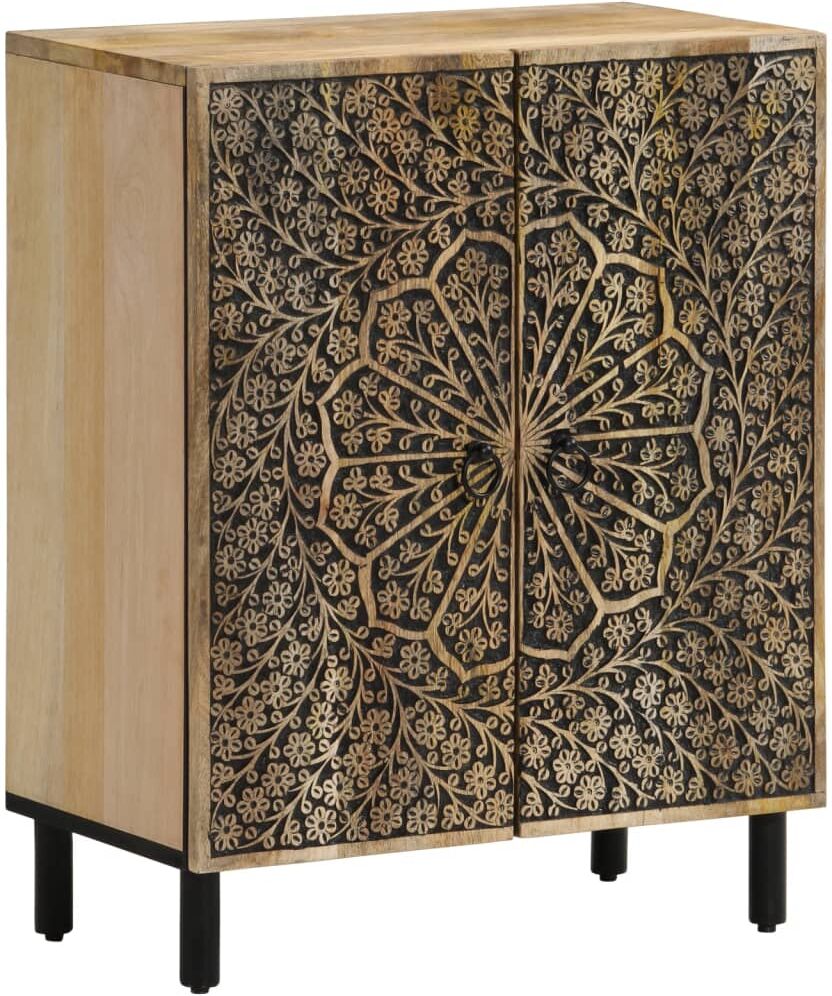 vidaXL Armoire latérale 60x33x75 cm bois massif de manguier