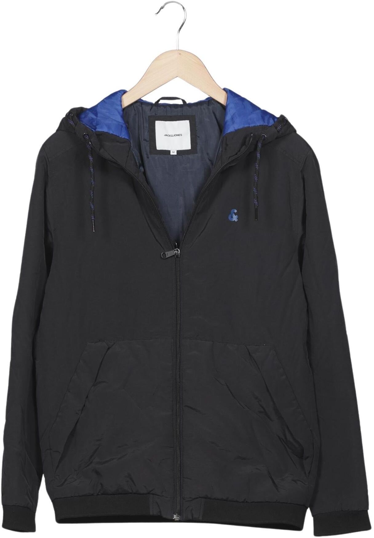 Jack & Jones Herren Jacke, Schwarz, Gr. M, Synthetik - Second Hand