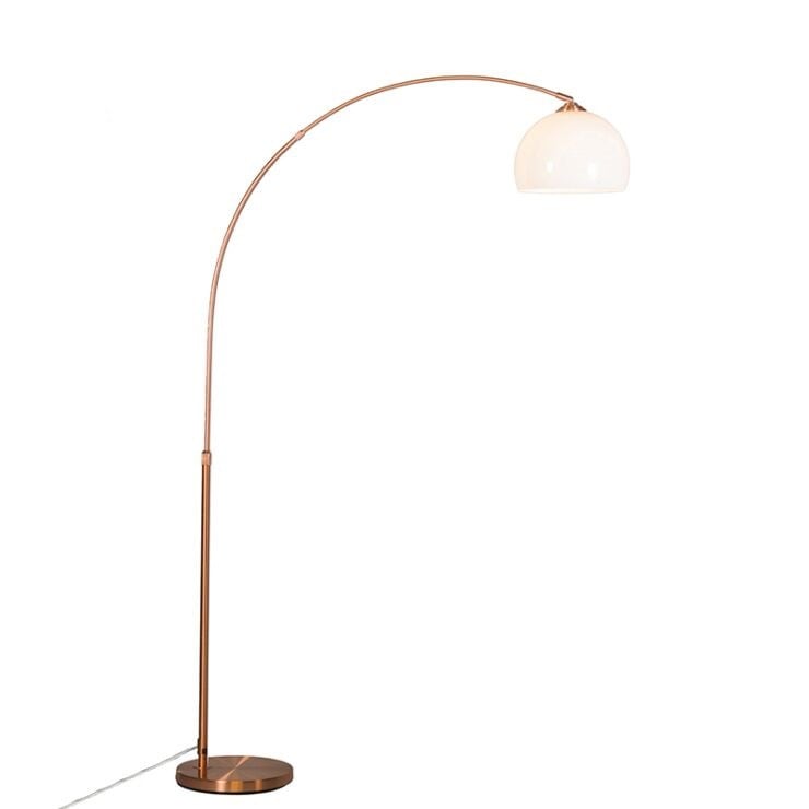 Qazqa Arc Basic Smart booglamp koper incl. A60 Wifi LED