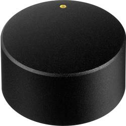 Monacor 0033200 KN-130 Drehknopf 6 mm Schwarz, Gold (Ø) 30 mm 1 St.