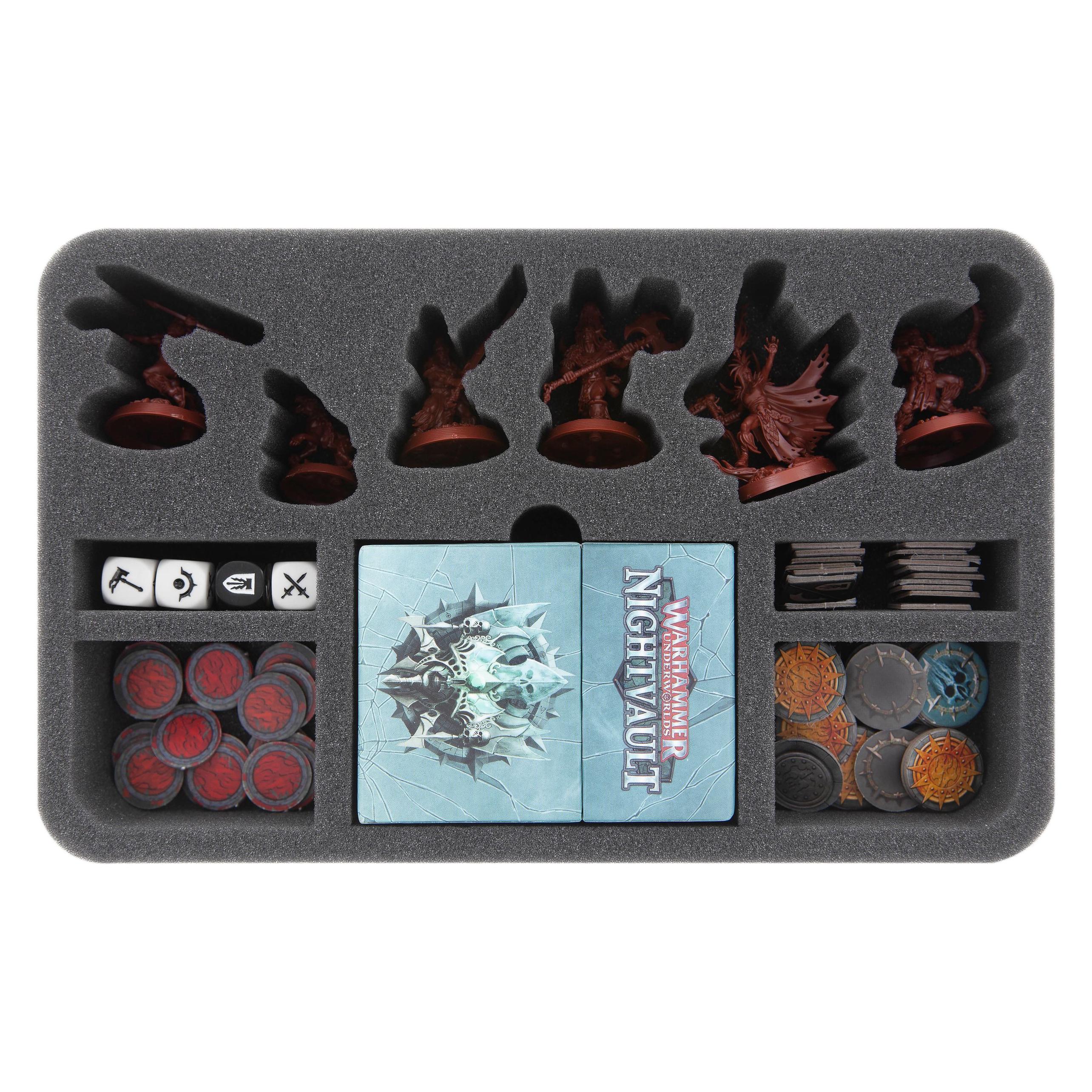 Feldherr HSMEJS050BO - Schaumstoffeinlage für Warhammer Underworlds: Nightvault - Jagd der (Schaumstoff) (HSMEJS050BO)