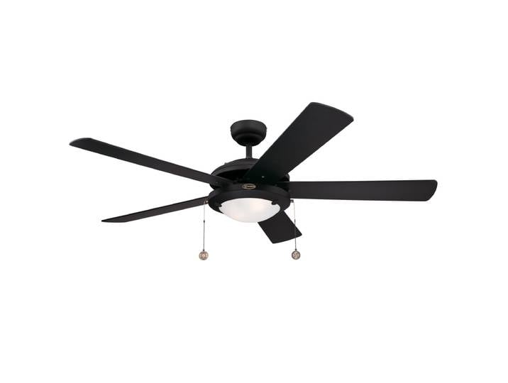 Westinghouse - Ventilateur De Plafond Comet Noir Avec Éclairage