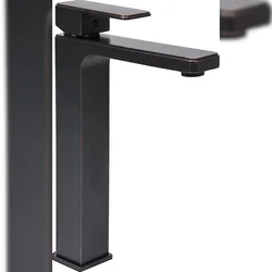TRIZERATOP Waschtischarmatur Hoch RETRO BLACK 3