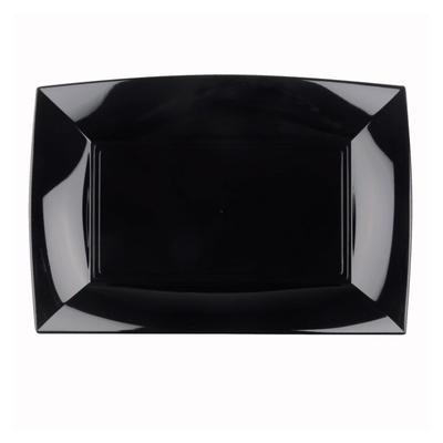 MONOUSO - Plastiktablett PP "Nice" Schwarz 34,5x23cm (60 Stück)