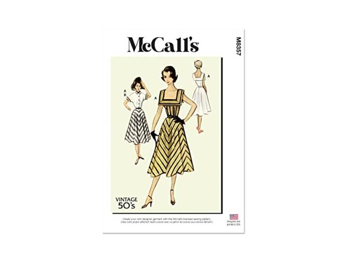 MCCALLS M8357F5 Misses' vintage jurk en jas F5 (16-18-20-22-24)