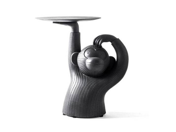 BD BARCELONA DESIGN table basse MONKEY (Noir - Ciment)