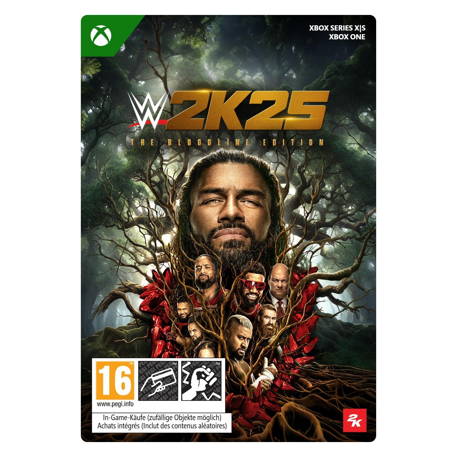 Microsoft Xbox WWE 2K25: The Bloodline Edition Download Code (Xbox One S, Xbox Series X) (EP2-19726)