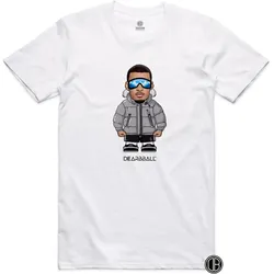 DearBBall, Unisex, Sportshirt, AL1EN (XXL), Weiss, XXL