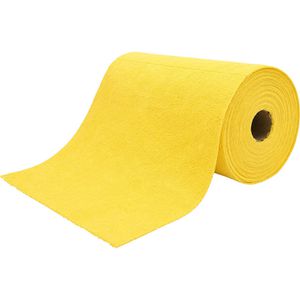 Rogge Allzwecktuch Mikrofaser-Rolle, 30 x 30 cm, aus Mikrofaser, auf Rolle, gelb, waschbar, 75 Stück