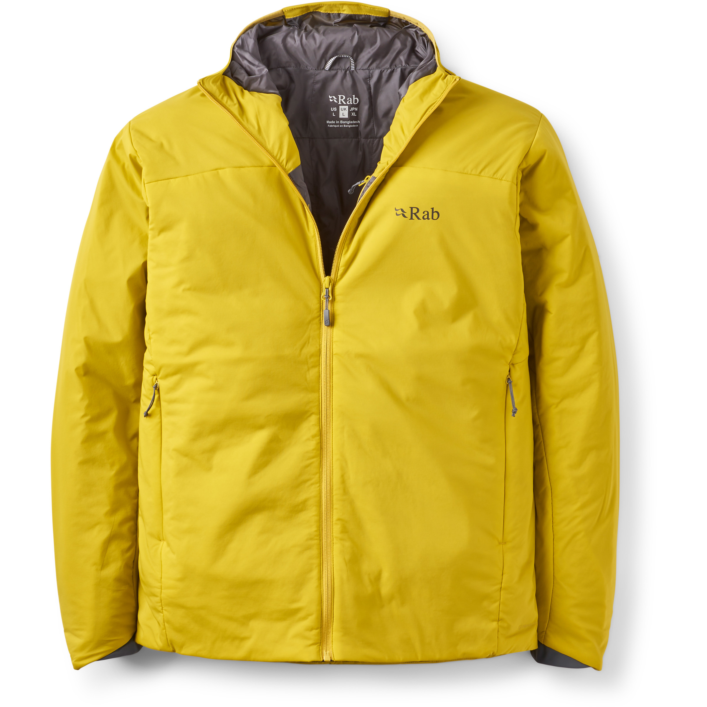 Rab Xenair Alpine Light Herren Kunstfaserjacke dark pollen Größe M Bergsteigen Windabweisend Wasserabweisend