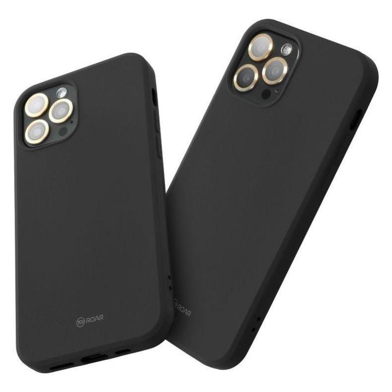 Partner Telecom Rückwandabdeckung Roar ROAR case COLORFUL JELLY für IPHONE 12 / 12 Pro schwarz (Apple iPhone 12, Apple iPhone 12 Pro) (40948790)