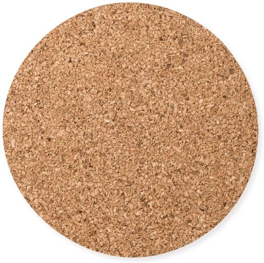 Sous-verre publicitaire en liège naturel Chala beige TAILLE UNIQUE ADULTE