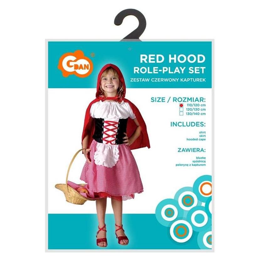 GoDan Rotkäppchenkostüm für Kinder, Grösse 110/120 cm (110) (58225075)