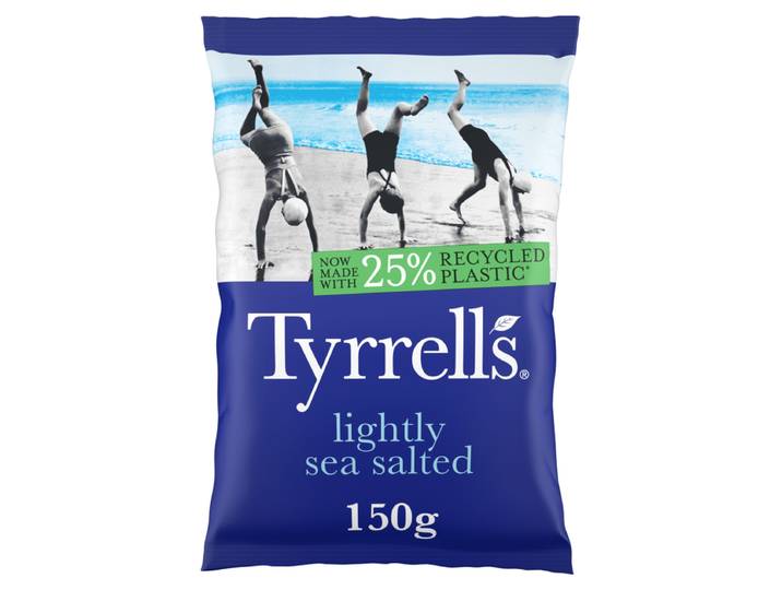 TYRRELLS chips légèrement salées paquet de 150g