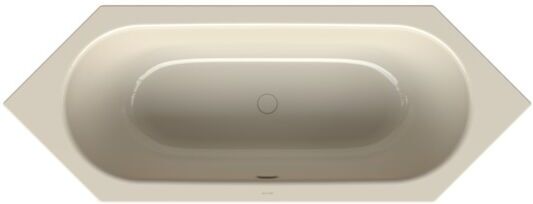Bette BetteStarlet 6-Eck-Badewanne 2040-001 188 × 70 × 42cm, pergamon