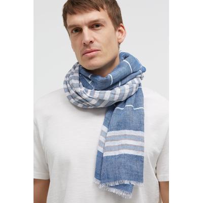 Strickschal CAMP DAVID, Herren, blau, Material: 100% Baumwolle, Modetücher