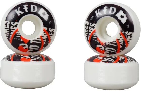 Skateboard Rollen KFD DIY 4 Stk. (52mm - Red)