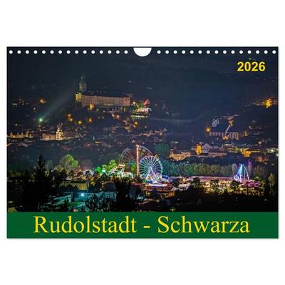 Rudolstadt - Schwarza (Wandkalender 2026 DIN A4 quer), CALVENDO Monatskalender