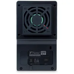 FANTEC QB-X2U31R schwarz, 2x3,5" SATA RAID HDD USB3.1, Typ-C