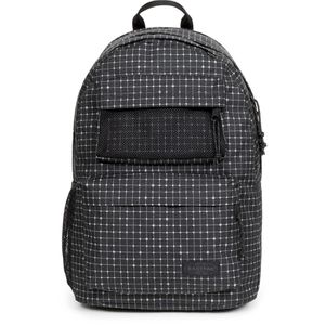 Eastpak Rucksack Double Office Refleks Space Black, 47 cm, mit Laptopfach, schwarz/grau, Polyester, wasserabweisend, 30 L