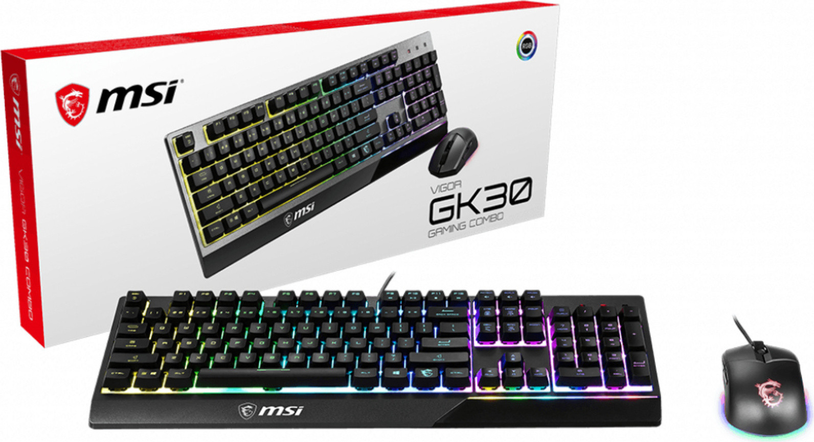 MSI Vigor GK-30 Gaming Keyboard en Muis Combo S11-04DE601-CLA