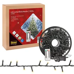 Idena LED Lichterkette NewTec Rolle 1000er warmweiß 30m