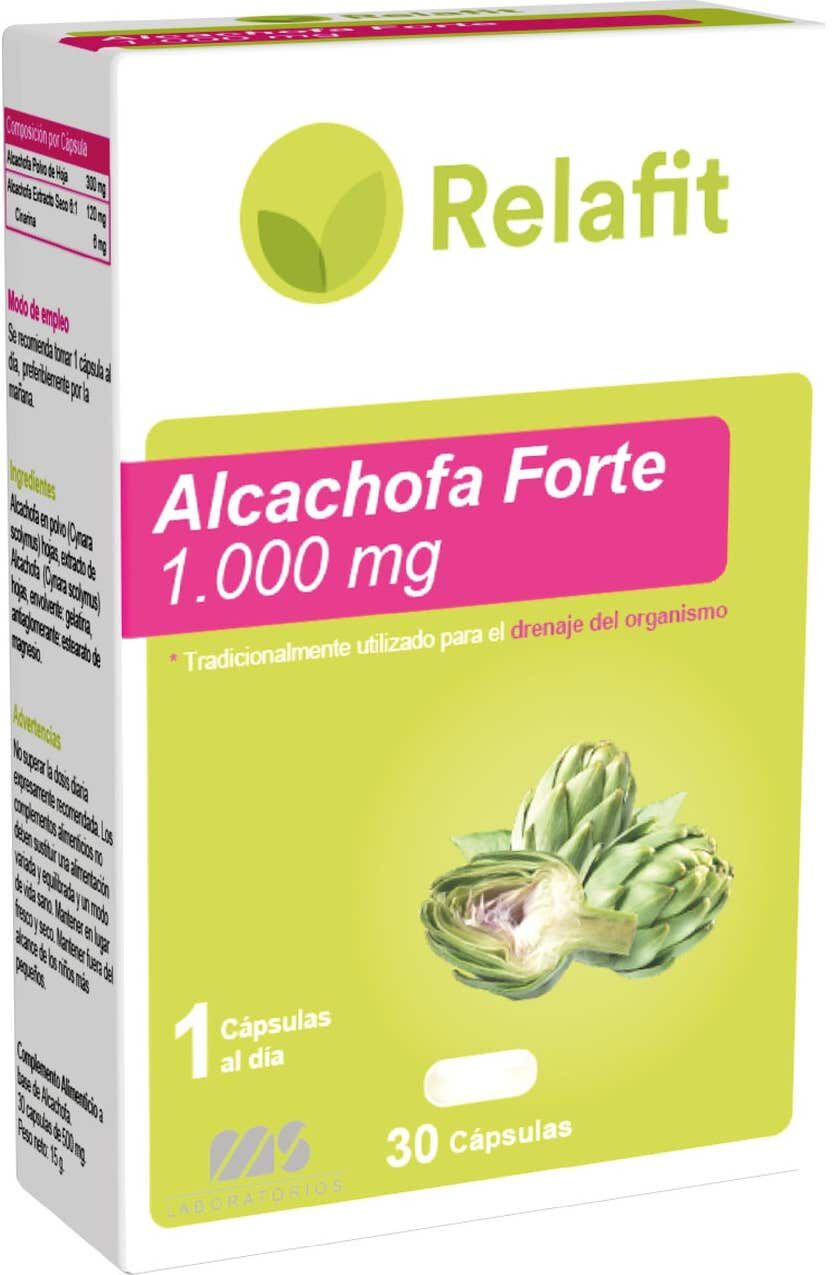 Relafit Alcachofa Forte 1000 mg 30 caps