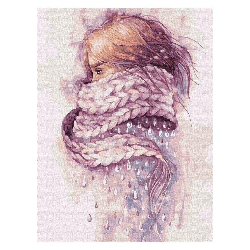 Ideyka Malen nach Zahlen - Winterstille 30x40cm (KHO4936)