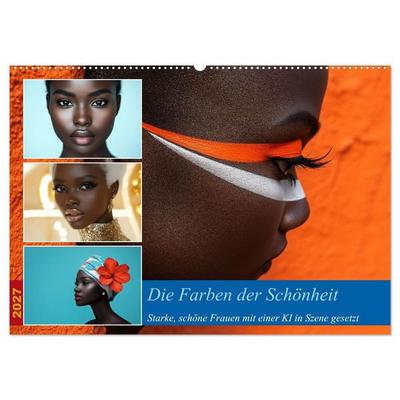 Die Farben der Schönheit (Wandkalender 2027 DIN A2 quer), CALVENDO Monatskalender