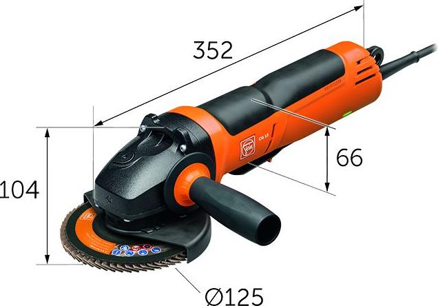 FEIN Compact-Winkelschleifer 125 mm / Winkelschleifer Typ CG 15-125 BLP Inox