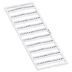 WAGO WMB-Bezeichnungssystem W:L1,L2,L3,N,PE(20x) 793-5472